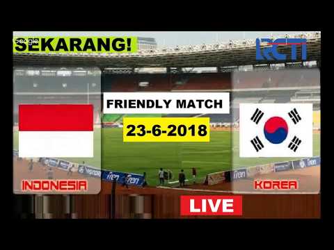 Live Streaming Indonesia U-23 vs Korea Selatan U-23 - Friendly Match 2018