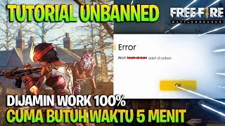 5 MENIT PASTI WORK PAKAI TUTORIAL UNBANNED DEVICE INI - Garena Free Fire screenshot 5