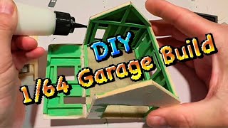 How to make realistic 1:64 residential garages for a diorama city using  cardboard & matchsticks