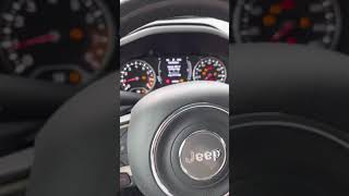 Обзор меню Jeep Renegade 2.4L | Расход топлива | Dashboard check