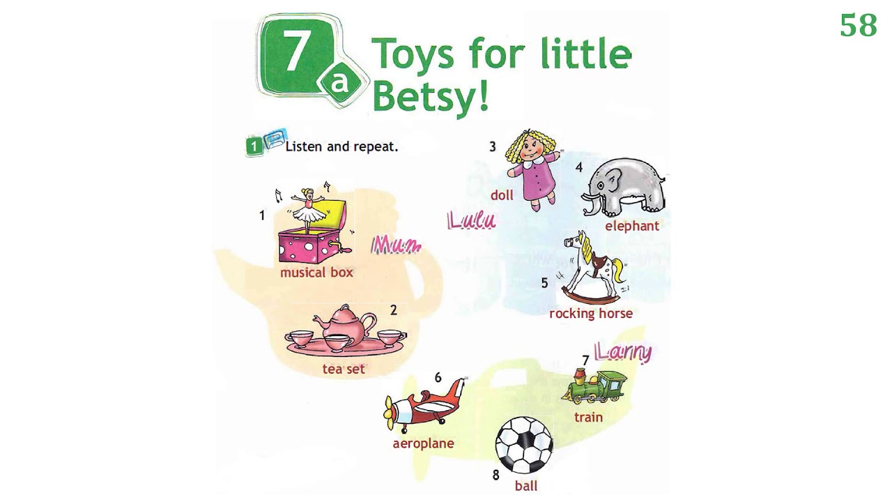 Английский язык spotlight 3 класс аудио. Спотлайт 3 Toys for little Betsy. Toys for little Betsy 3 класс. Спотлайт 3 игрушки для маленькой Бетси. Toys little Betsy Spotlight 3.