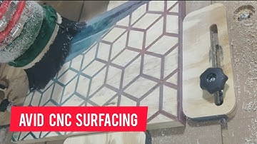 Surfacing An Epoxy Board with The Avid CNC