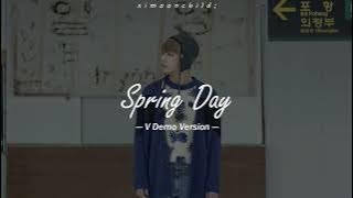 BTS (방탄소년단) - 'Spring Day (봄날) (V Demo Version)' || [Traducida al español | Hangul Lyrics]