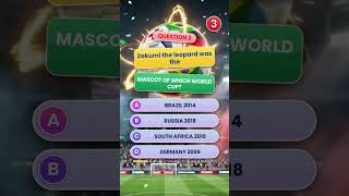 Guess All 4 World Cup Mascots Challenge #trivia #quiz #shorts