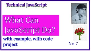 What Can JavaScript Do? | avaScript Can Change HTML Attribute Values
