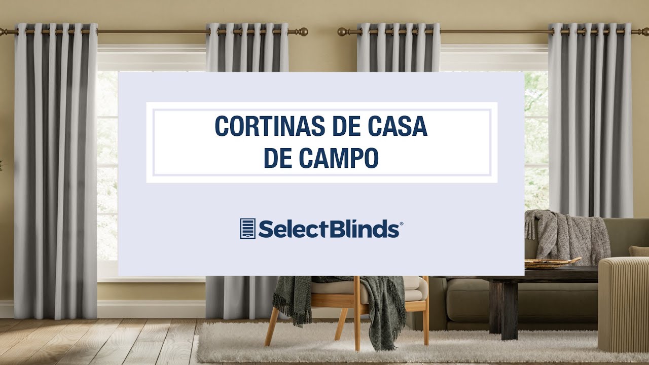 Cortinas de Casa de Campo de SelectBlinds.com 