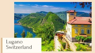 Лугано, Швейцария.  Lugano Switzerland.  Путешествие по Европе