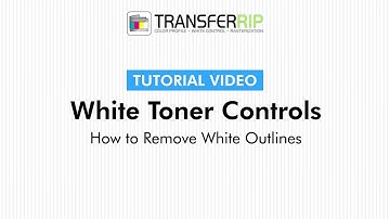 TransferRIP Part 6 #5   Remove White Outlines - White Channel Controls