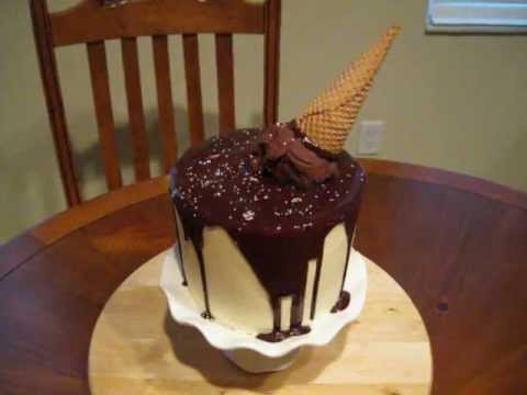 Ice Cream Cone Birthday Cake Youtube