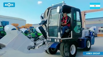 Test AS-3.5 Self Loading Concrete Mixer Before Exporting to Rosario, Argentina