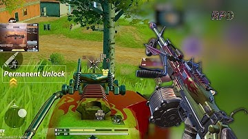 0 RECOIL in LONG RANGE + UNLIMITED AMMO | BEST RPD GUNSMITH CODM BR | CODM BR GAMEPLAY 