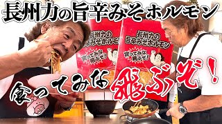 【美味】『長州力の旨辛みそホルモン』で料理を作ってみた【好評】