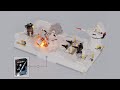 Hoth diorama playset features 21309  nasa apollo saturn v alternate build