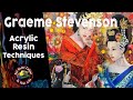 Art Resin Techniques over Mixed Media with Graeme Stevenson | Colour In Your Life