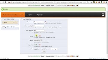 PrestaShop Two categories block - multiple category blocks