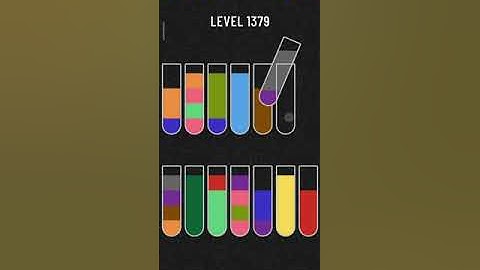 Water sort puzzle level 1379