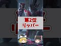 【第五人格】シーズン25最強ハンターランキング！ #shorts