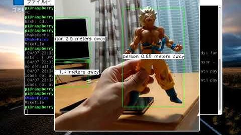 RealSense D435+MobileNet-SSD+RaspberryPi3(Raspbian Stretch)