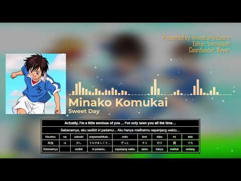 Minako Komukai- Sweet Day | Lirik + Terjemahan Bahasa Indonesia, Kanji, Romaji dan Inggris