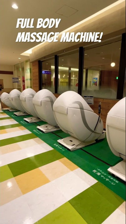 full body massage machine!👍 #massage #japan
