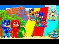 NÃO ESCOLHA a ESCADA ERRADA dos PJ MASKS PATRULHA CANINA BOB ESPONJA no Minecraft
