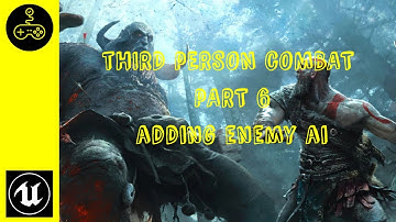Unreal engine 4 tutorial. Third Person Combat. Part 6 Adding enemy AI