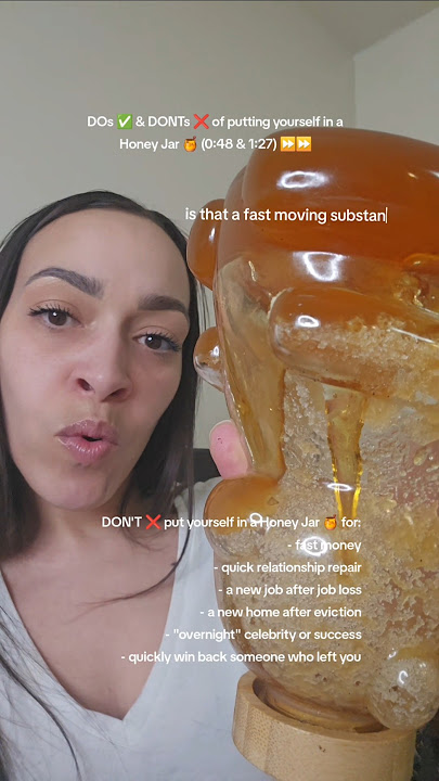 DOs ✅️ & DONTs ❌️ of putting yourself in a Honey Jar 🍯 #rootwork #honeyjar #spells #magic