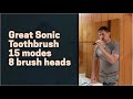 Great Sonic Toothbrush by Baoveri - 5 programs and 3 intensity levels
