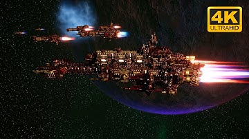 Adeptus Mechanicus vs Chaos - Skalgrim Mod - 4K Quality - Battlefleet Gothic Armada 2