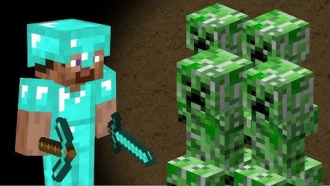 Mining and beating the mobs. Minecraft Beta 1.7.3 #4