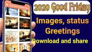 2020 Good Friday images, greeting massage, download and share | best Android app screenshot 1