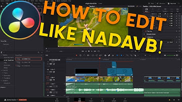 HOW TO EDIT LIKE *NADAVB* ON DAVINCI RESOLVE! (Fortnite Davinci Resolve)