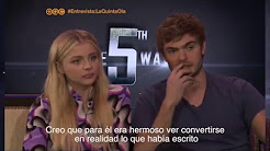 Chloe Grace Moretz y Alex Roe hablan de The 5th Wave con Alex Medela