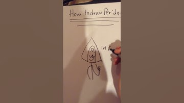 How To Draw Peridot From Steven Universe