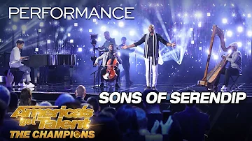 Sons of Serendip: Quartet Stuns With "Somewhere Only We Know" - America's Got Talent: The Champions