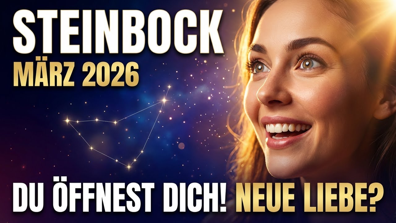 #Steinbock ♑️ März 2026 | Du öffnest dich wieder für Begegnung und Leichtigkeit kehrt zurück