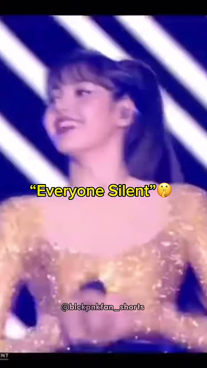 When Lisa said “Everyone Silent” in Paris 🤫😍 She’s back and the Crowd was so loud 🙌🏼  #lisa