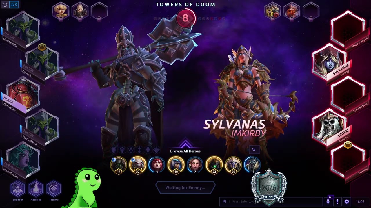 Dynouh HOTS / NATIONSCUP POV VS NORWAY / Heroes of the Storm / 01.02.2025