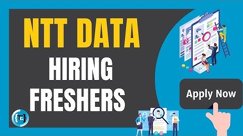 NTT DATA Hiring Freshers |  Network Engineer