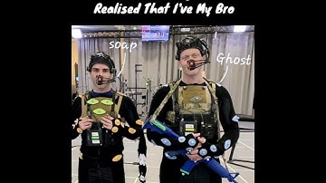 Brotherhood Of Samuel Roukin And Neil Ellice (Ghost And Soap) Behind The Scenes 😍 #shorts #cod #mw3