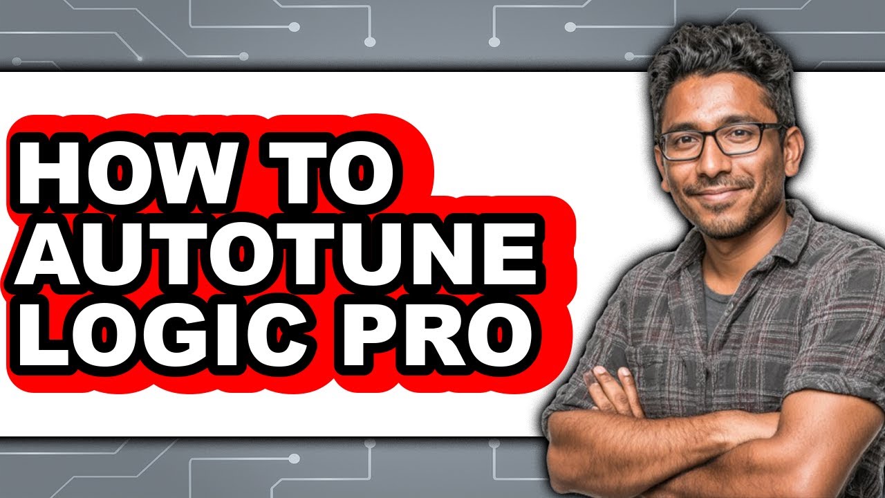 How to Autotune Logic Pro (easy Method) - YouTube