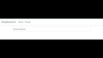 Asp.Net Core Mvc .NET 6  dropdownlist Kullanımı  (Sql e bağlı)