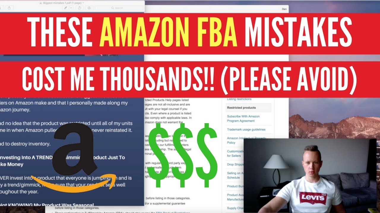 The BIGGEST Mistakes I Made Selling On Amazon FBA That Cost Me ...