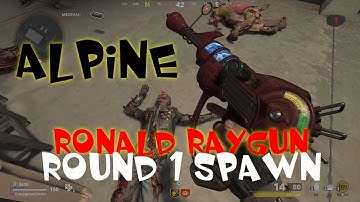 ALPINE ROUND 1 RONALD RAYGUN SPAWN SEASON 6 OUTBREAK COLD WAR ZOMBIES