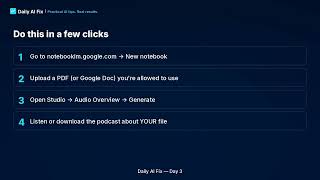 Turn Any PDF Into a Podcast (Free NotebookLM)