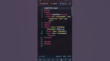Make Check box in Html Css #viral #shorts #youtubeshorts #html #css