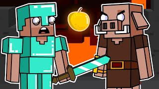 THE NETHER'S ENCHANTED APPLE | Block Squad (Minecraft Animation)