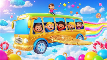 [1 MINUTE LOOP] Wheels on the Bus Sound Variations 🚍🎶 | Remix Version | GiggleTotsRhymes UK