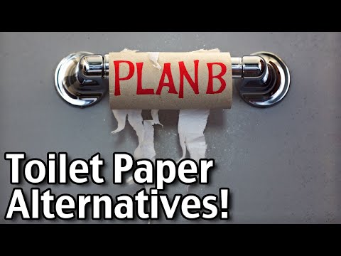 Prepping for Pooping! 7 Toilet Paper Alternatives!  No Poopin&rsquo; Paper to be Found!