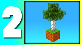 Tree Farm Secrets | Minecraft Skyblock Episode 2 (Bedrock/Java Server IP)